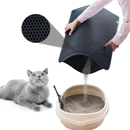 Ultimate Waterproof Cat Litter Trapping Mat - Keep Your Home Clean and Litter-Free!