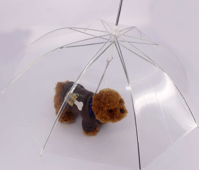Stylish Premium Dog Umbrella - Keep Your Pup Dry in Any Weather!