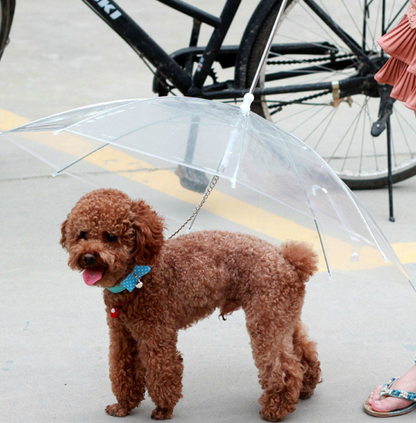 Stylish Premium Dog Umbrella - Keep Your Pup Dry in Any Weather!