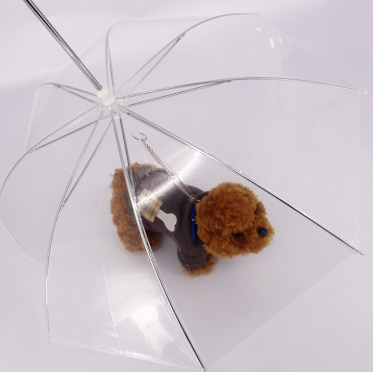 Stylish Premium Dog Umbrella - Keep Your Pup Dry in Any Weather!