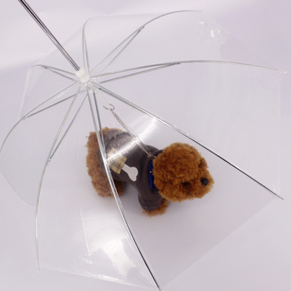 Stylish Premium Dog Umbrella - Keep Your Pup Dry in Any Weather!
