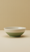 Minimalist Ceramic Pet Bowl in Sage Green