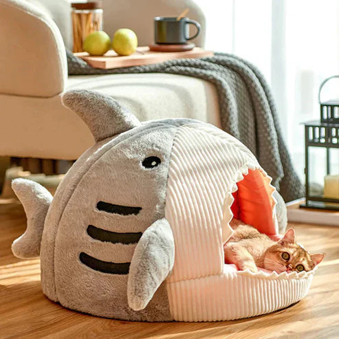 Ultimate Luxury Plush Shark Pet Bed – The Cozy Haven for Your Furry Friend