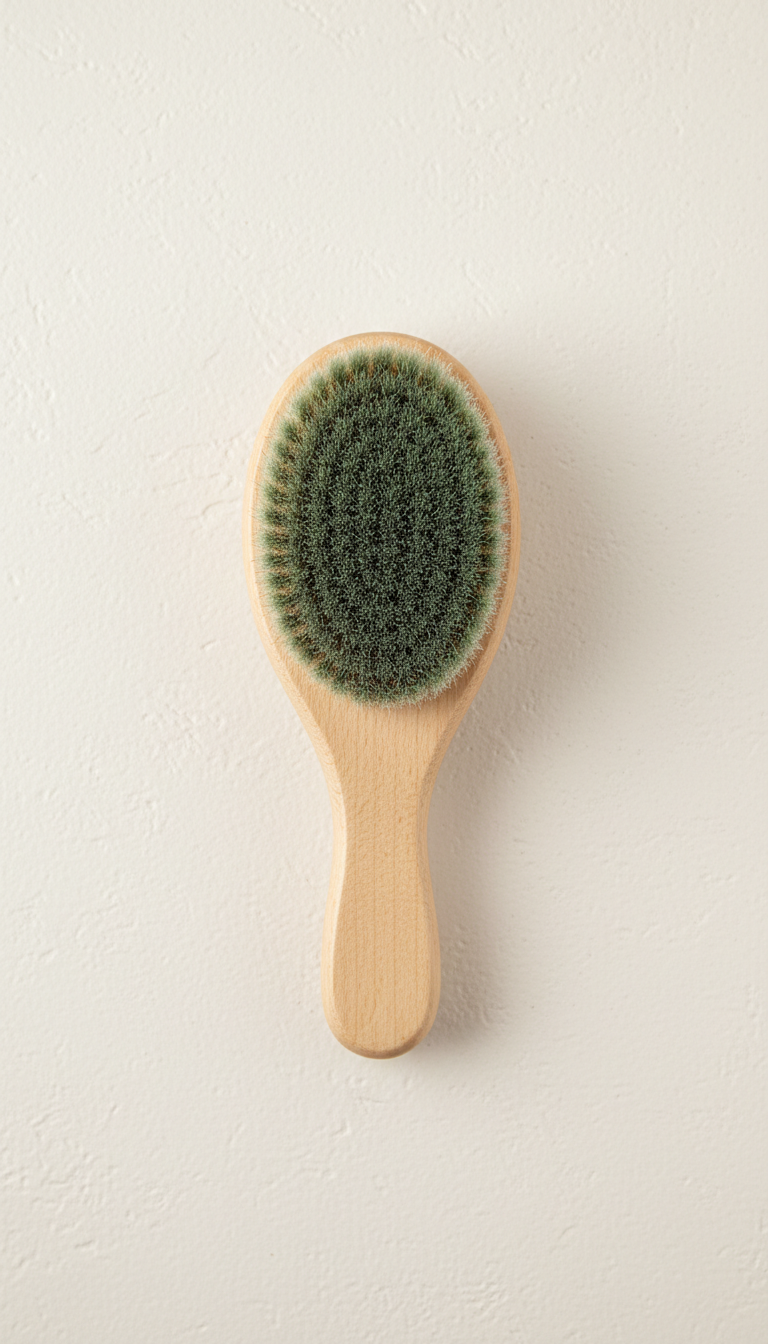 Soft-Bristle Grooming Brush for Shedding