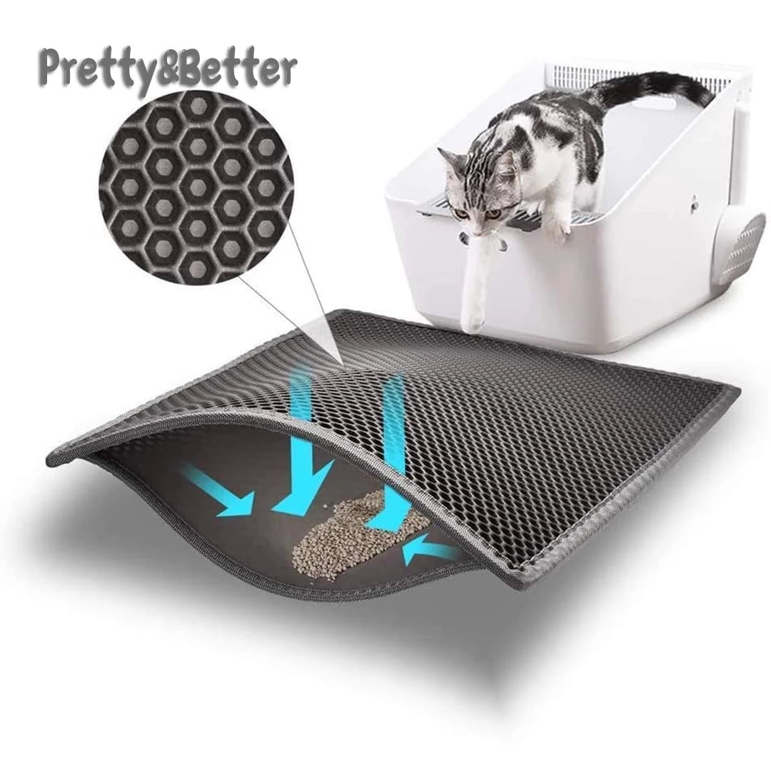 Ultimate Waterproof Cat Litter Trapping Mat - Keep Your Home Clean and Litter-Free!