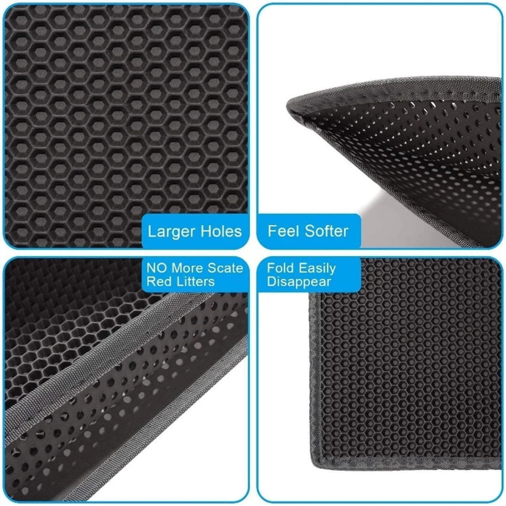 Ultimate Waterproof Cat Litter Trapping Mat - Keep Your Home Clean and Litter-Free!